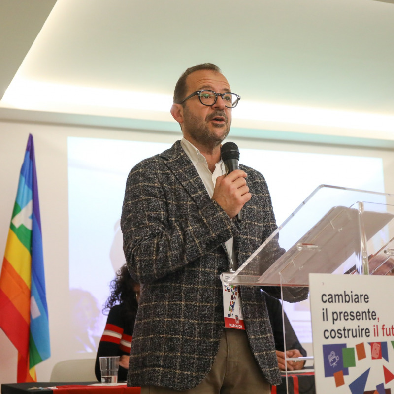 Fabio Maggio, segretario della Slc Cgil Palermo