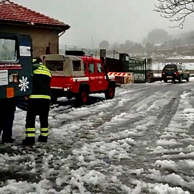 Interventi di soccorso a Pedara, zona Tarderia