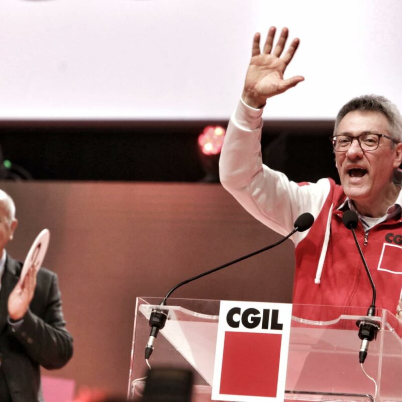 Il segretario generale della Cgil, Maurizio Landini
