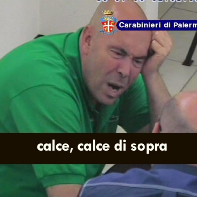 Il boss ergastolano Giovanni Di Giacomo nelle immagini diffuse dai carabinieri il 19 aprile 2014