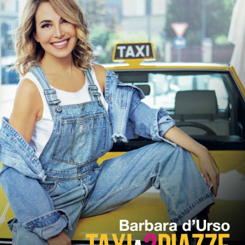 Barbara D'Urso in Taxi a due piazze