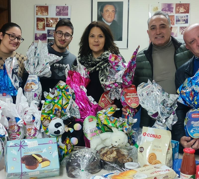 Uova pasquali e colombe in dono ai bambini della Casa del Sorriso di Monreale