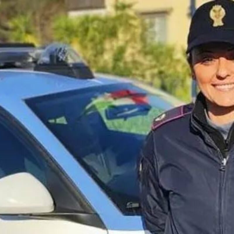 Monia Manzo, 33 anni, agente delle volanti del Commissariato di Sesto Fiorentino