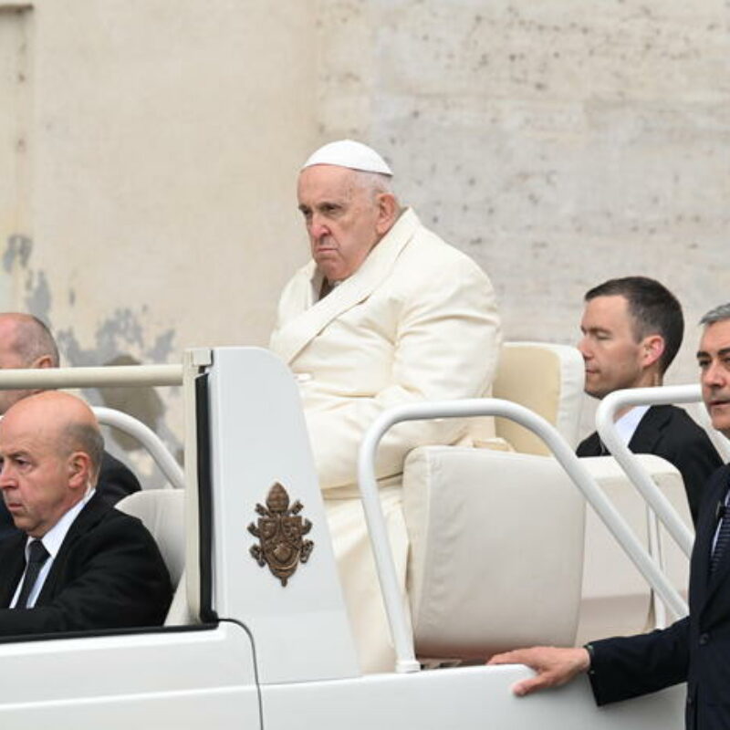 Papa Francesco oggi a San Pietro