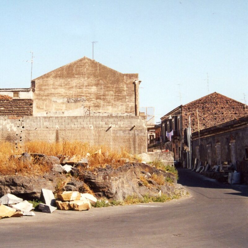 Scorcio del quartiere San Cristoforo, a Catania (foto d'archivio)