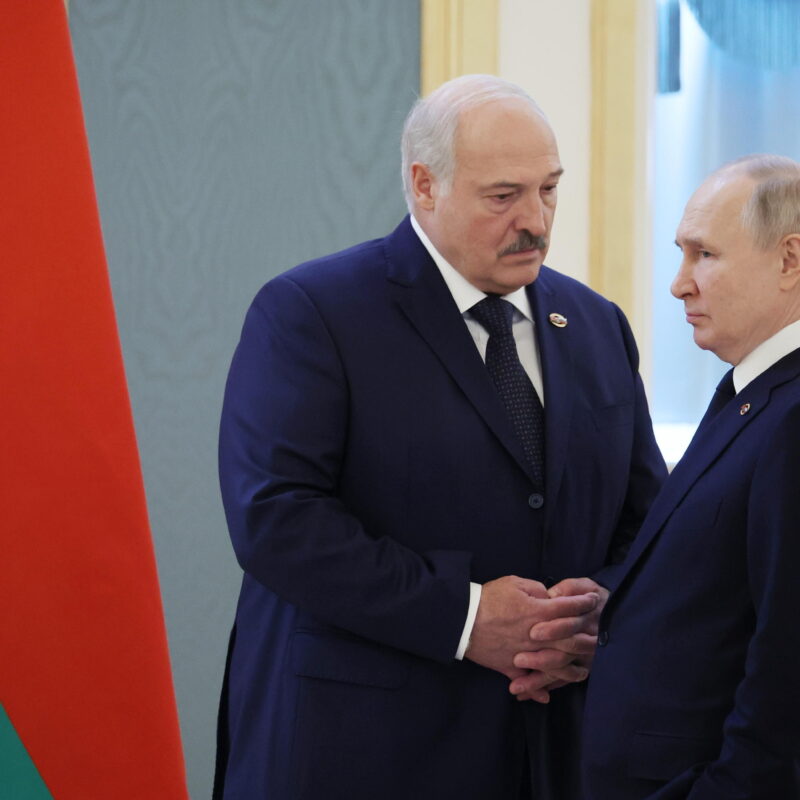 Vladimir Putin e Alexander Lukashenko