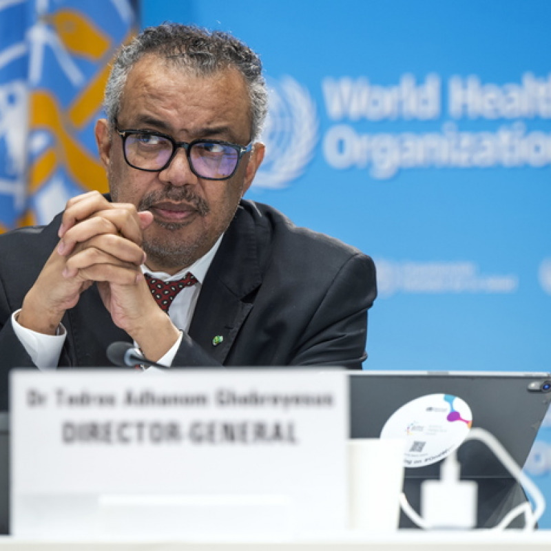 Il direttore generale dell'Oms, Tedros Ghebreyesus