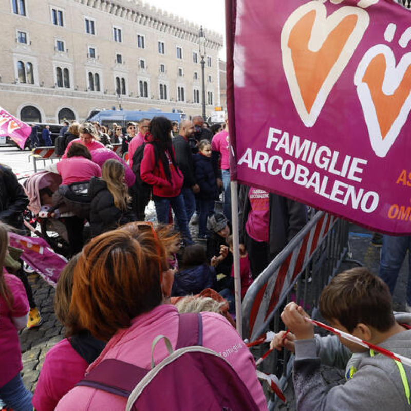 &gt;&gt;&gt;ANSA/ A PADOVA FRONTE DELLE MAMME ARCOBALENO CONTRO LA PROCURA