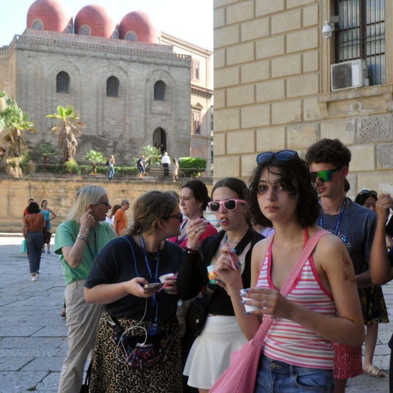 Turisti nel centro di Palermo (foto Fucarini)