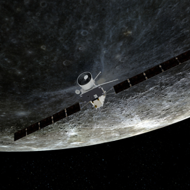 La sonda BepiColombo di Agenzia Spaziale Europea e Giapponese si sta preparando al suo terzo incontro ravvicinato con Mercurio (fonte: ESA/ATG medialab)