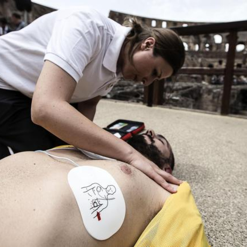 Presentazione Cardio-Protezione al Colosseo