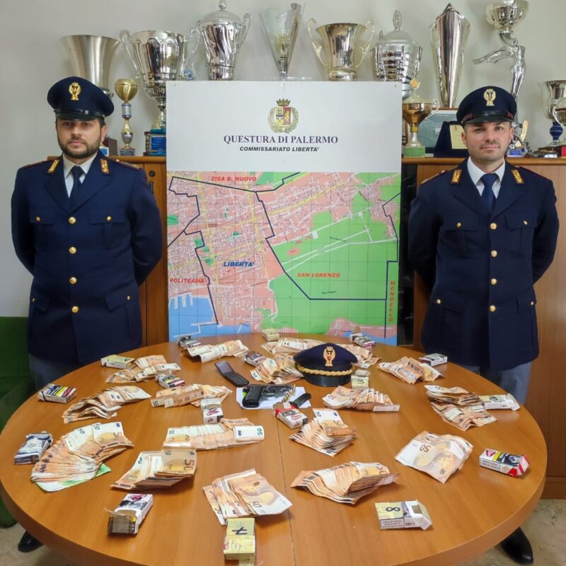 Polizia in azione al Borgo Vecchio