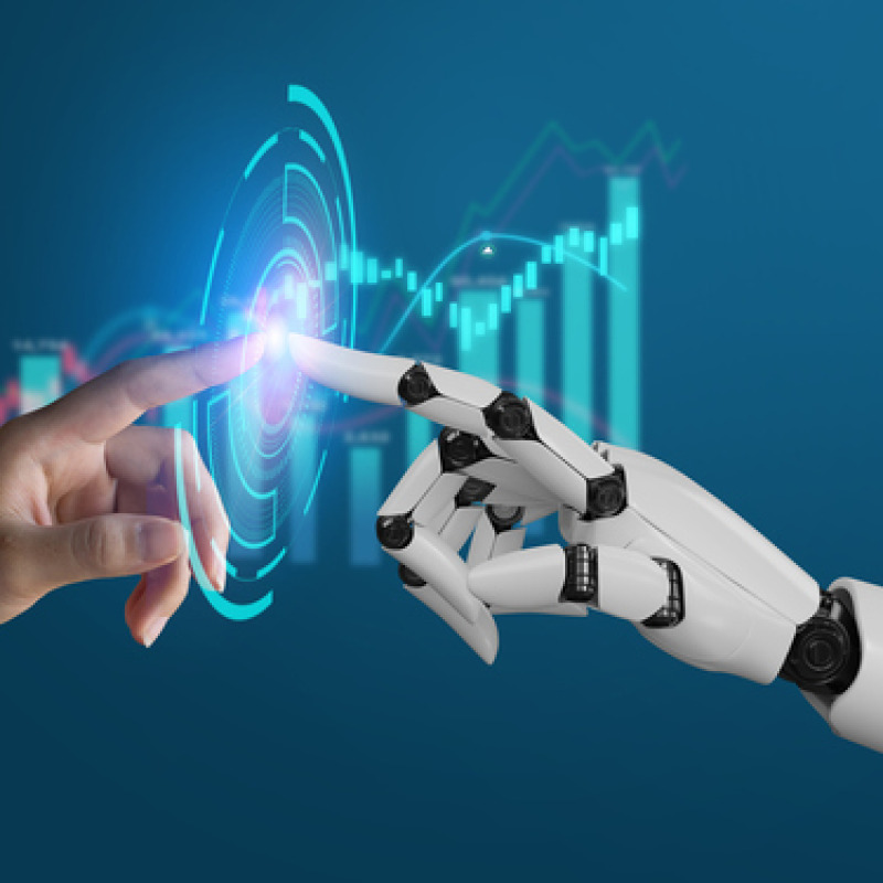 AI, Machine learning, robot hand ai artificial intelligence assistance foto iStock.