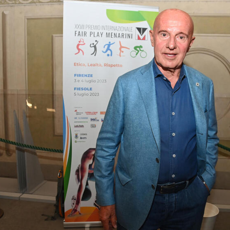 Arrigo Sacchi alla XXVII edizione del Premio Internazionale Fair Play Menarini