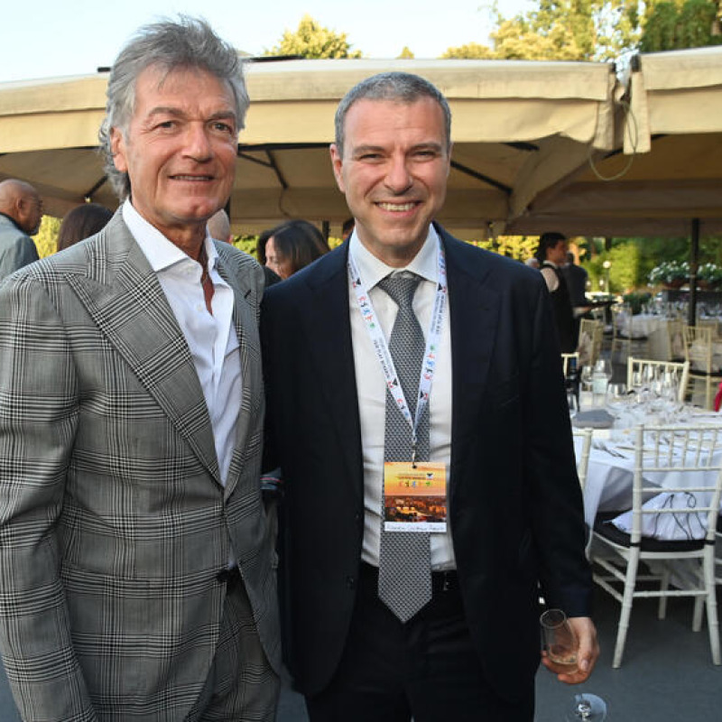 Giancarlo Antognoni e Alberto Aleotti alla XXVII edizione del Premio Internazionale Fair Play Menarini