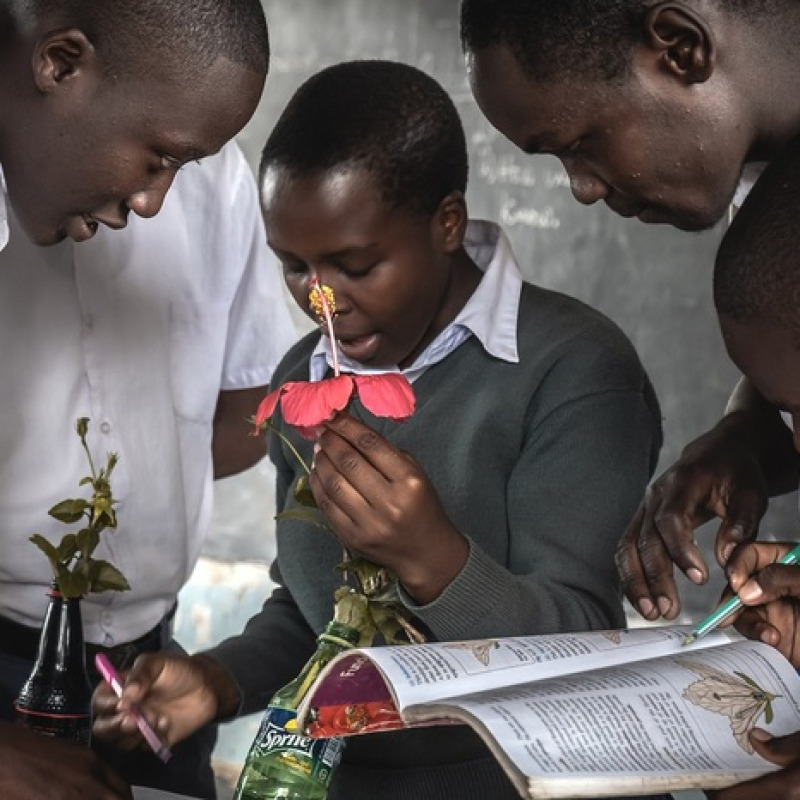 Nature Ambassadors students inTanzania (credit: Benedetta Di Ruggiero-SeedScience)