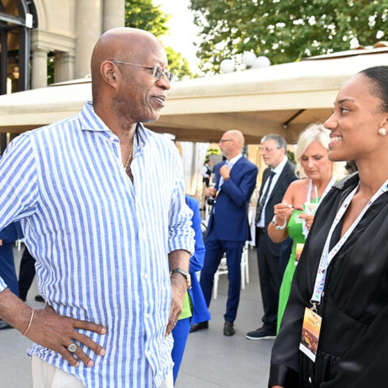 Edwin Moses e Larissa Iapichino alla XXVII edizione del Premio Internazionale Fair Play Menarini