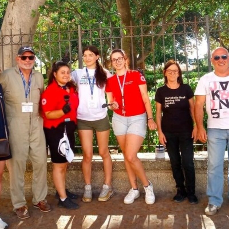 Volontari americani a Castelvetrano