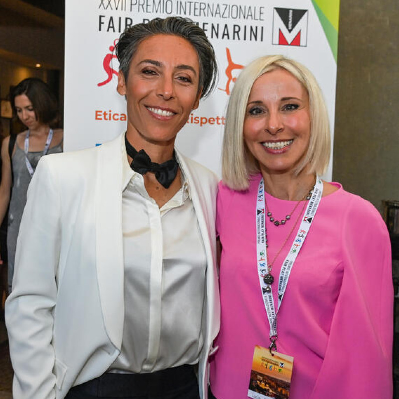 Roberta Schiavone e Lucia Aleotti alla XXVII edizione del Premio Internazionale Fair Play Menarini