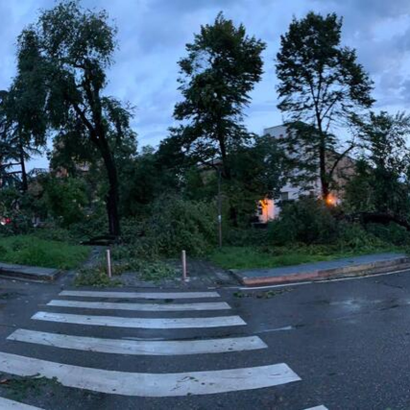 Maltempo a Milano