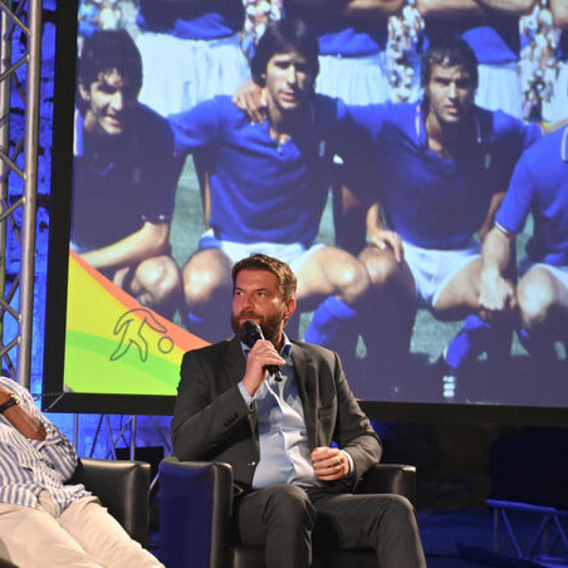 Edwin Moses ed Ennio Troiano (D) alla XXVII edizione del Premio Internazionale Fair Play Menarini