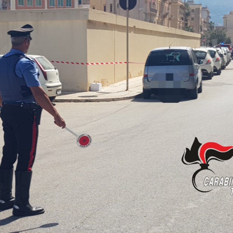 Allarme pacco bomba tra la via Scudaniglio e la via XX Aprile a Trapani