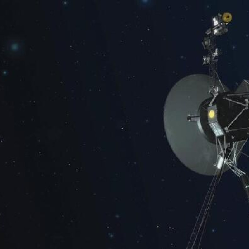 Rappresentazione artistica della sonda Voyager (fonte: NASA/JPL-Caltech)