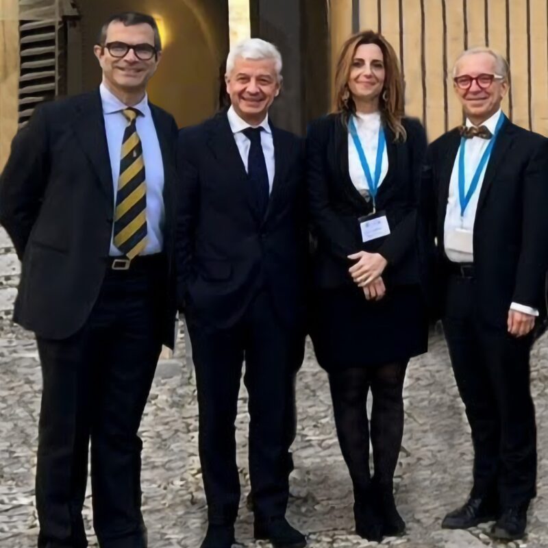 Da sinistra Andrea Pace, Massimo Midiri, Laura Leonardis, Giorgio Stassi