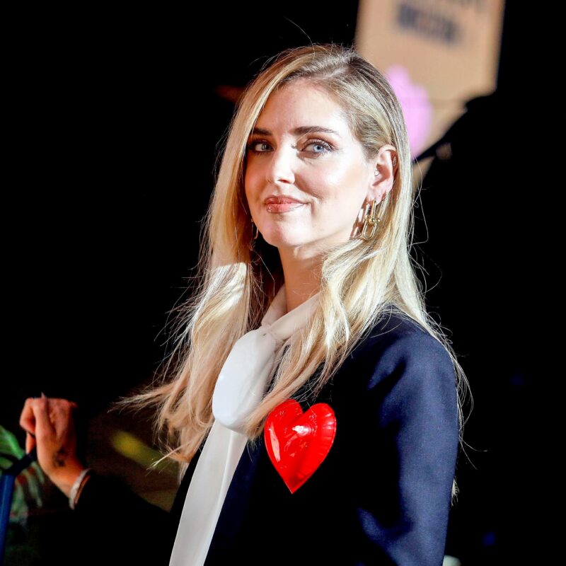 Chiara Ferragni partecipa ad un evento pubblicitario allo spazio Gessi in via Manzoni a Milano, 7 ottobre 2022.ANSA/MOURAD BALTI TOUATI