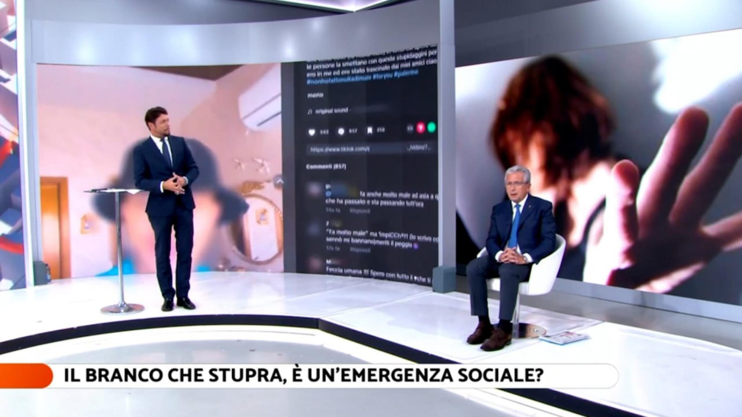 Violenza di gruppo a Palermo, polemica sulle parole del giornalista  compagno della Meloni: «Se non ti ubriachi, il lupo lo eviti» - Giornale di  Sicilia