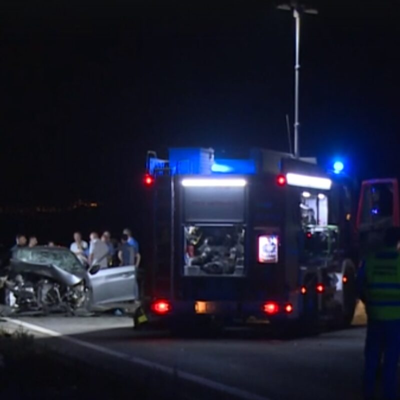 Incidente Mineo morti tre agenti della polizia penitenziaria (immagine da video rai)