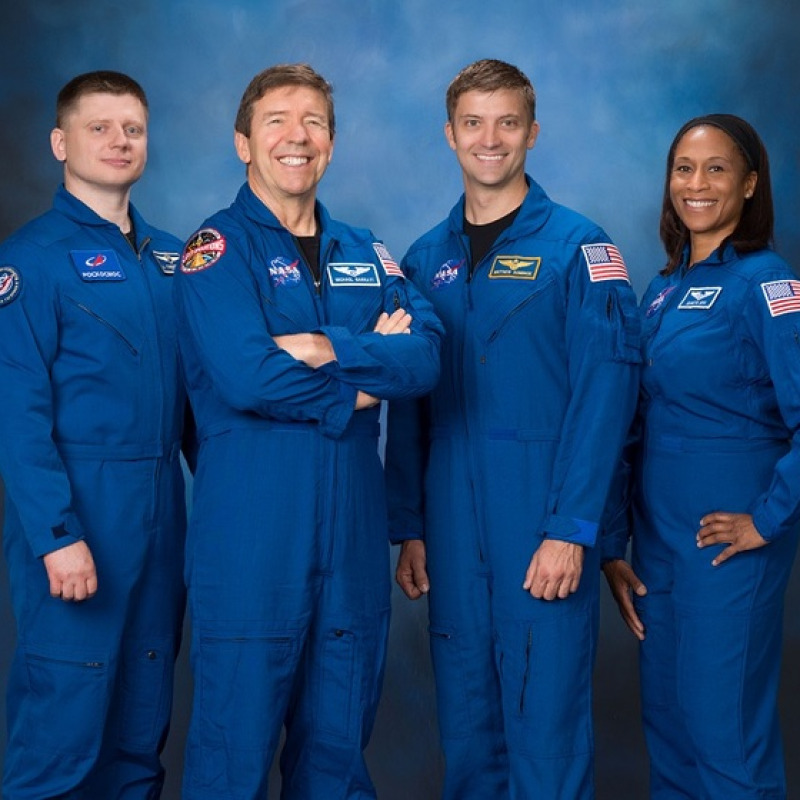 Matthew Dominick, Michael Barratt, Jeanette Epps e Alexander Grebenki (fonte: Nasa)