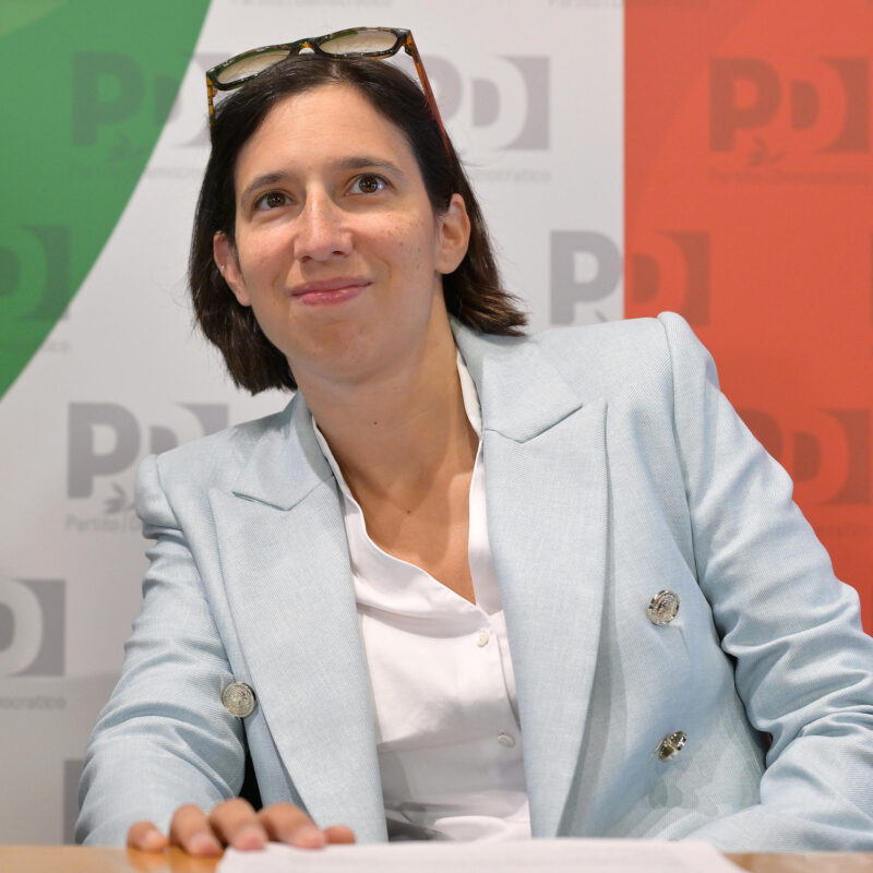 La segretaria del Pd, Elly Schlein (foto di Ettore Ferrari/Ansa)