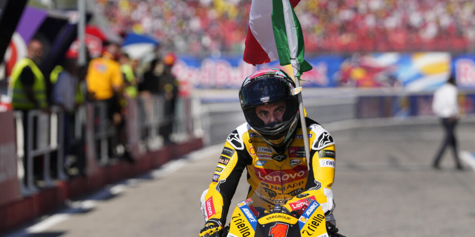 Tripletta Ducati in MotoGp a Misano, Bagnaia più forte del dolore ...