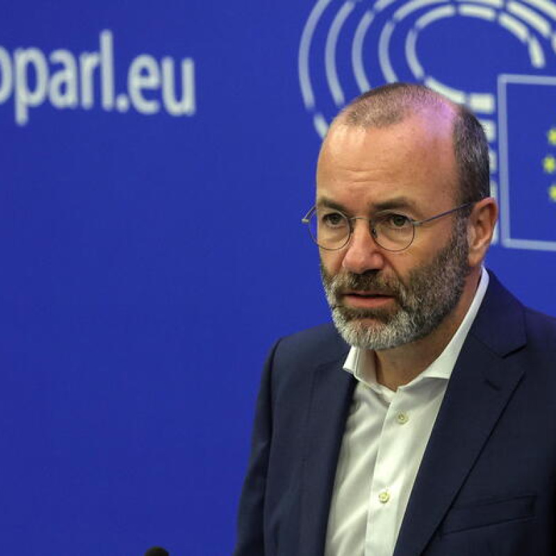 President of the European People's Party press conference in Strasbourg