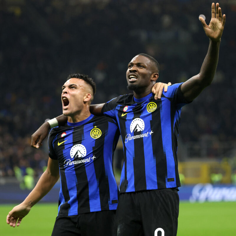 Thuram e Martinez, i gemelli del gol dell'Inter
