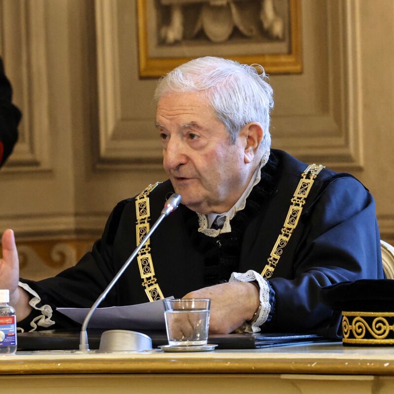 Augusto Barbera, nuovo presidente della Corte Costituzionale (foto di Giuseppe Lami/Ansa)