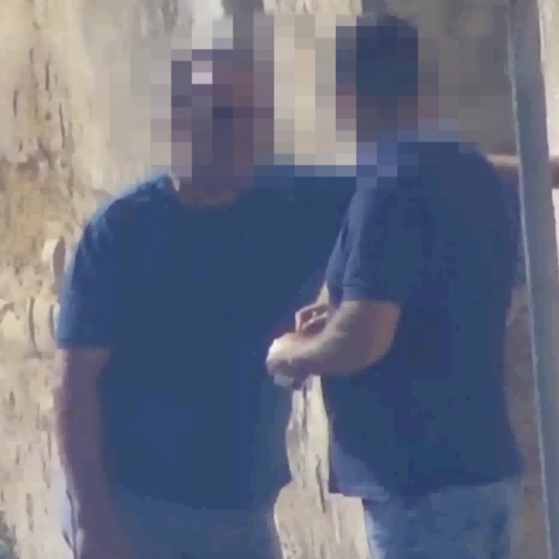 Un fermo immagine da un video registrato dai carabinieri e diffuso il giorno degli arresti