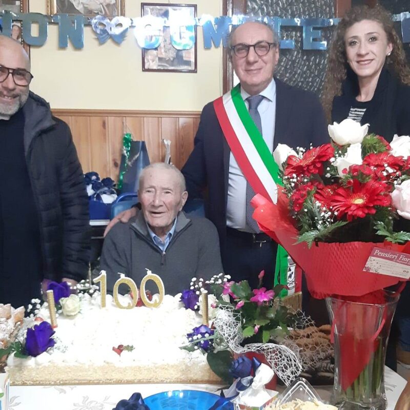 Festa per i cent'anni di Antonino Grillo, a San Cipirello