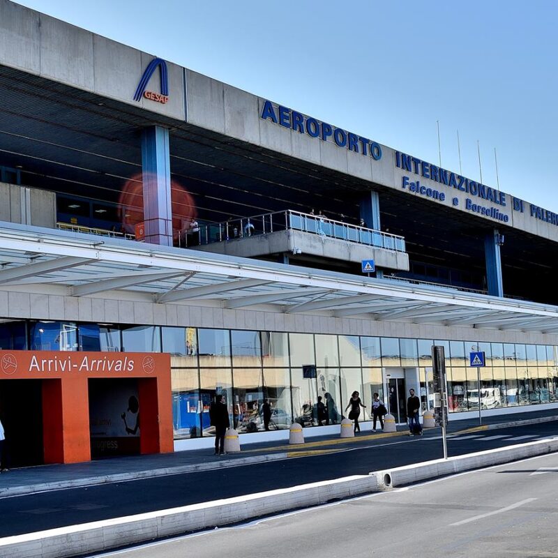 L'aeroporto Falcone Borsellino di Palermo
