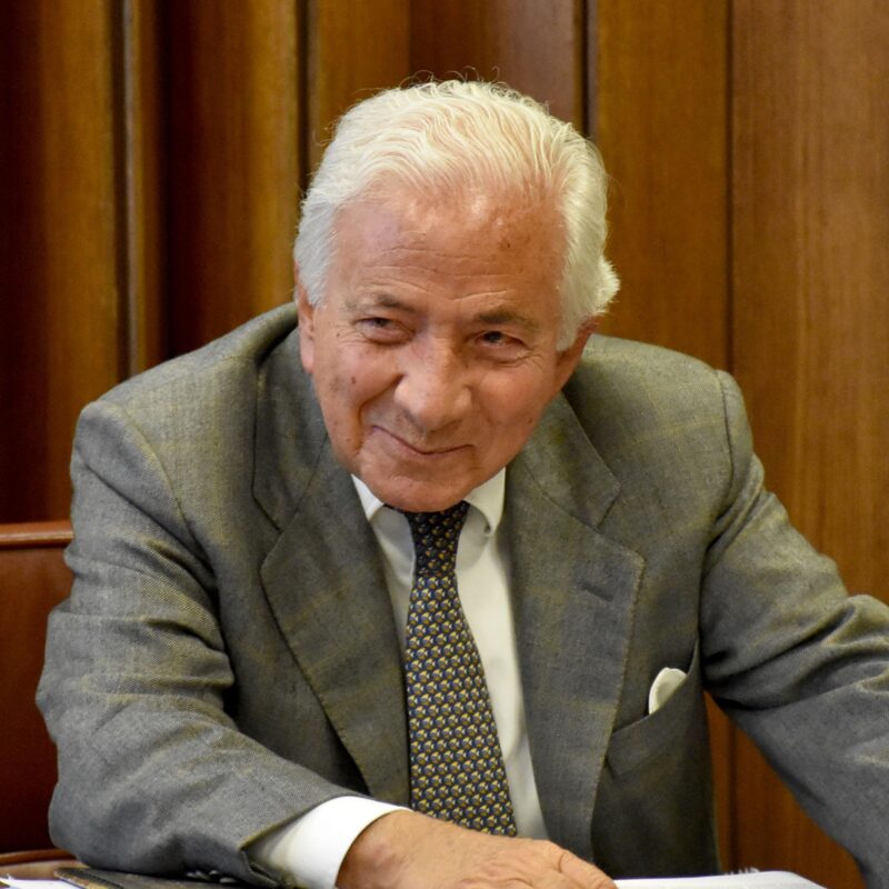 Mario Ciancio Sanfilippo, direttore del quotidiano La Sicilia, in una foto d'archivio del 16 maggio 2018. ANSA/ORIETTA SCARDINO