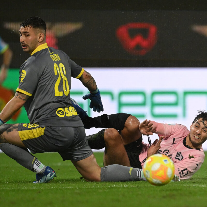 Il gol di Soleri del 3-2 nella partita contro il Modena (foto di Tullio Puglia)