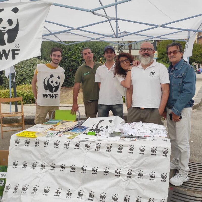 Gli attivisti del Wwf di Caltanissetta