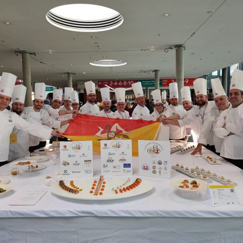 Il team Sicilia alle Olimpiadi di cucina di Stoccarda