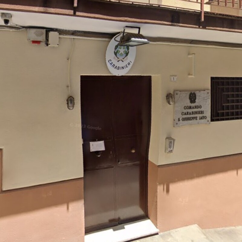 La stazione dei carabinieri di San Giuseppe Jato