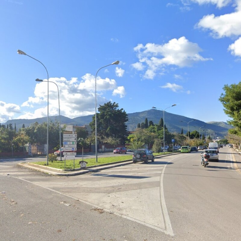 L'intersezione fra piazza Castelforte e viale dell'Olimpo, a Palermo