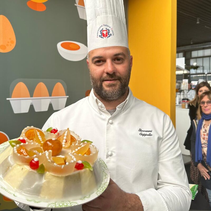 Il pastry chef Giovanni Cappello a Expocook propone la tutela della cassata siciliana