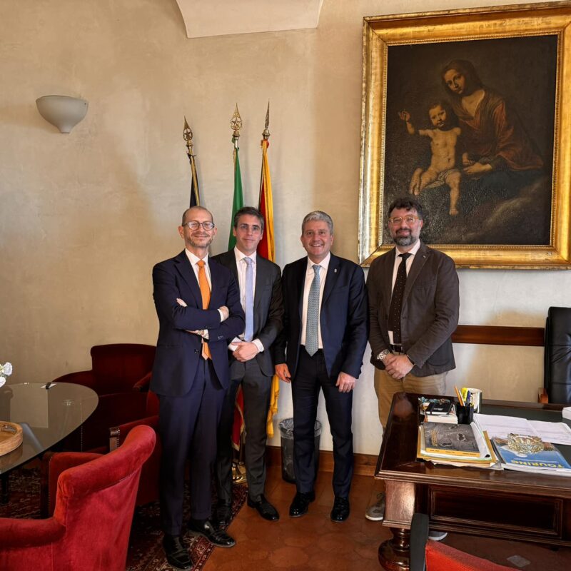 Da sinistra Maurizio Carta, Paul Jeffries, Alessandro Anello e Gaetano Lombardo