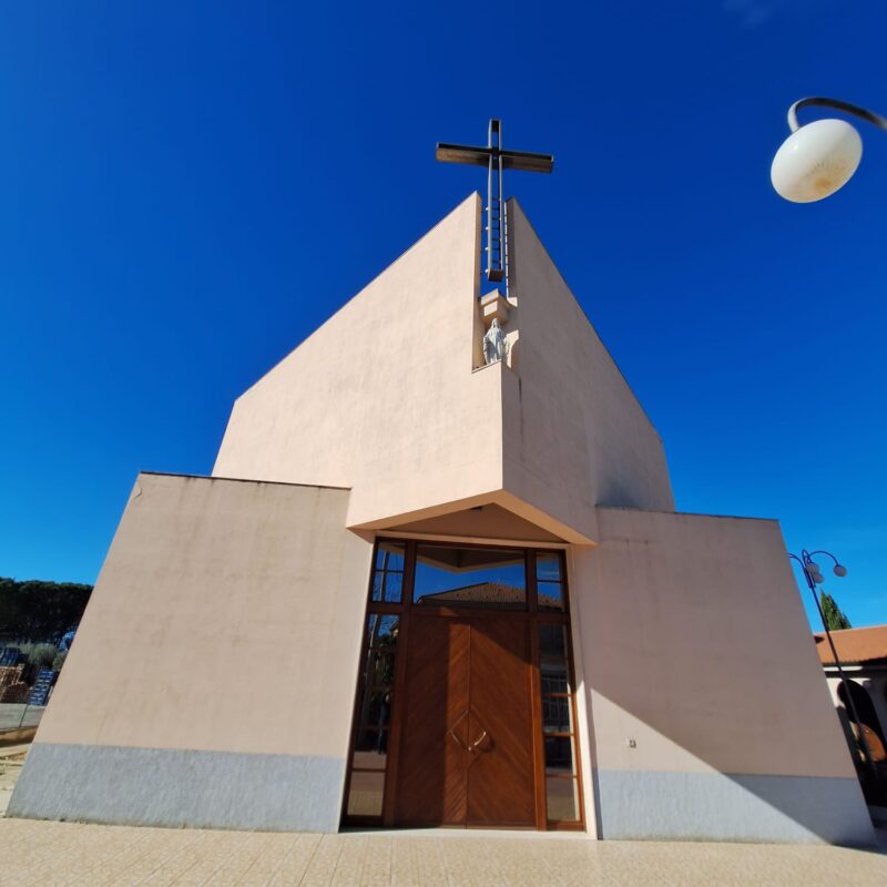 La foto della chiesa dell'Immacolata Concezione di Roccazzo, a Chiaramonte Gulfi (foto Cabibbo)
