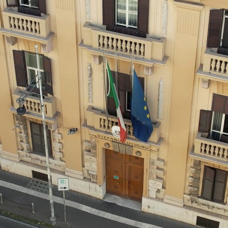 La caserma Stefano Cotugno, sede del comando provinciale di Messina della guardia di finanza